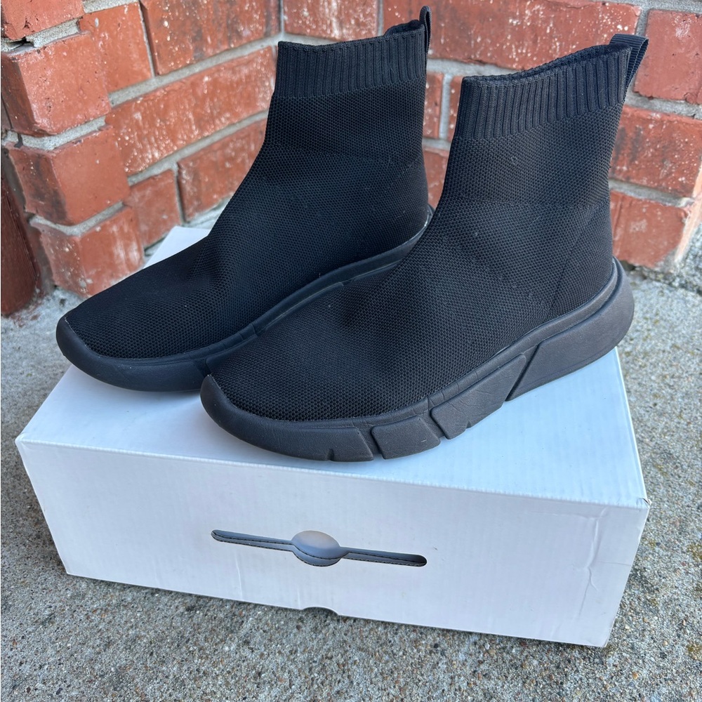 Aldo Black Sock Athletic Shoes for Women